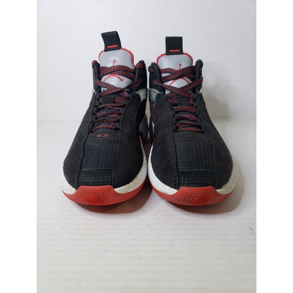 Air Jordan XXXV 35 Black Fire Red Reflect Silver Men's Size 7 Shoes CQ4228-030